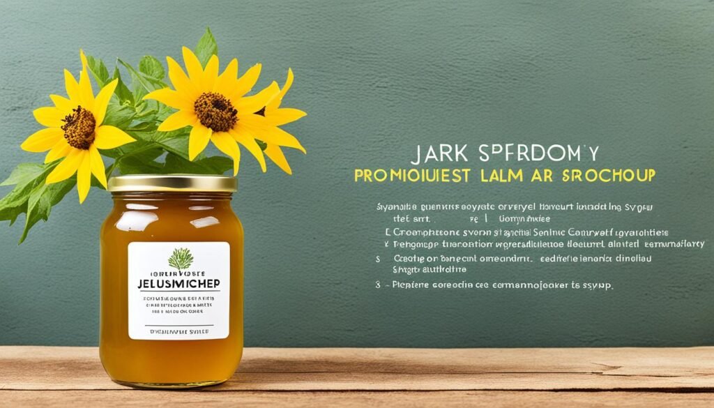 Jerusalem artichoke syrup